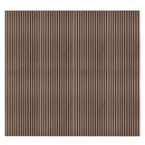 Acoustic Slat Wall Panels x 2 - Dark Walnut