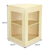 Retail Shop Corner Counter CM60 - Maple