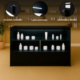 LED Retail Shop Counter C1500 - Black