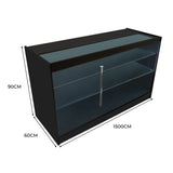 LED Retail Shop Counter K1500 - Black