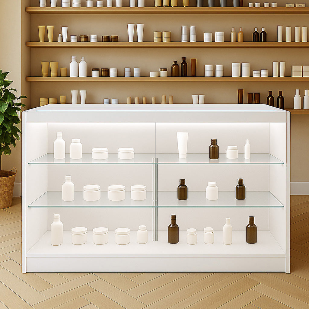 LED Retail Shop Counter K1500 - White
