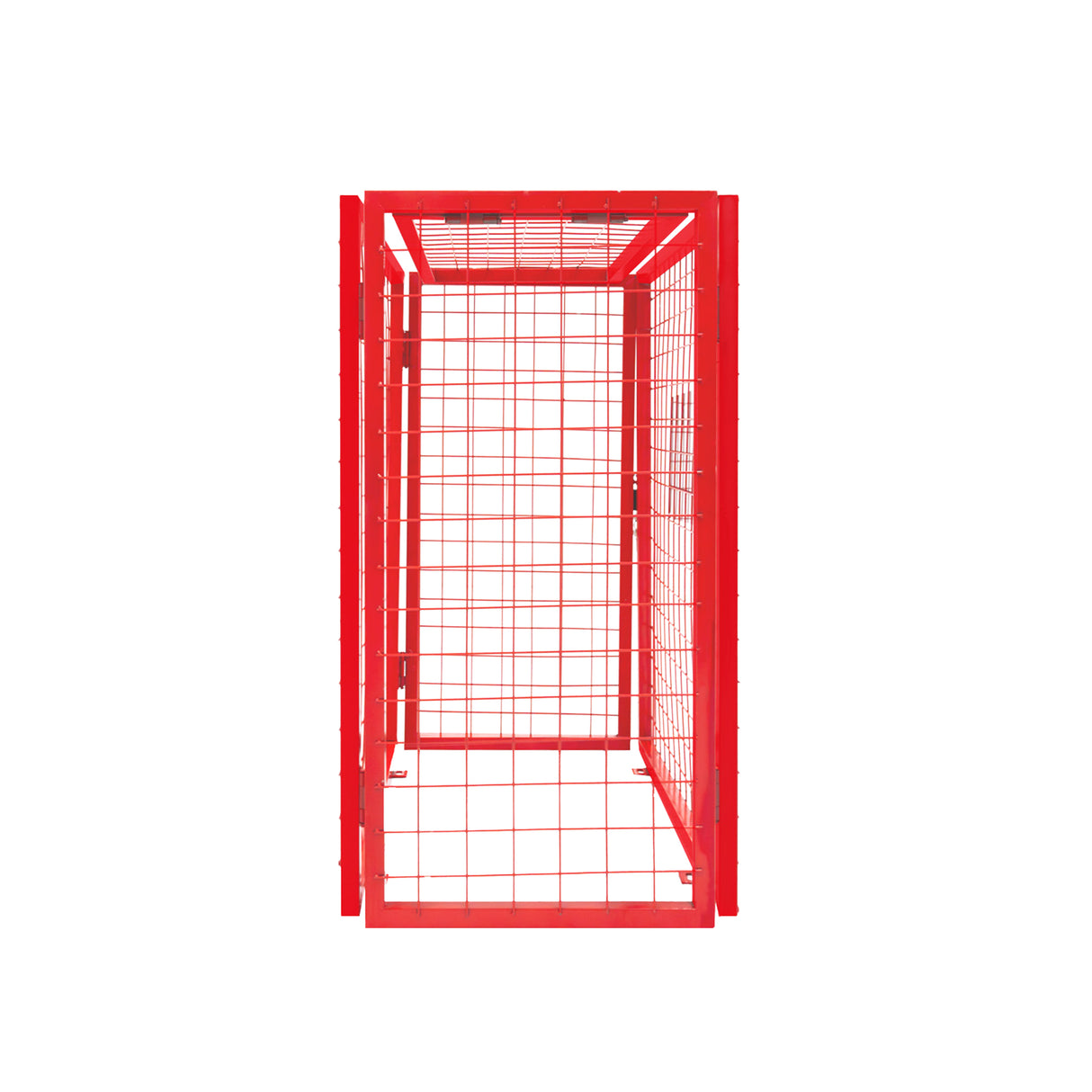 Red Gas Bottle Collapsible Mesh Cage - 100cm x 140cm x 50cm