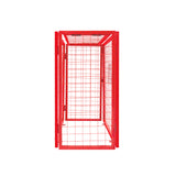 Red Gas Bottle Collapsible Mesh Cage - 100cm x 140cm x 50cm