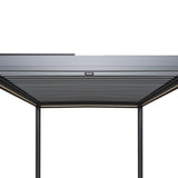 Aluminium Pergola With Anthracite Blinds - 3m x 3m