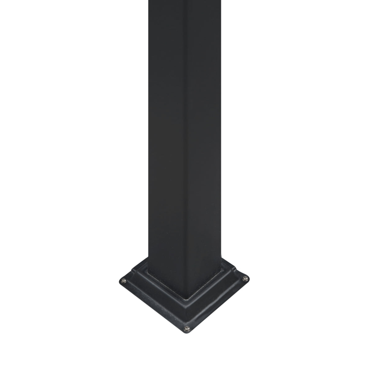 Anthracite Aluminium Pergola With 2 x Shutter Panels - 3m x 3m