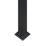 Anthracite Aluminium Pergola With 2 x Shutter Panels - 3m x 3m