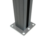Composite Angled Fence Panel - Grey
