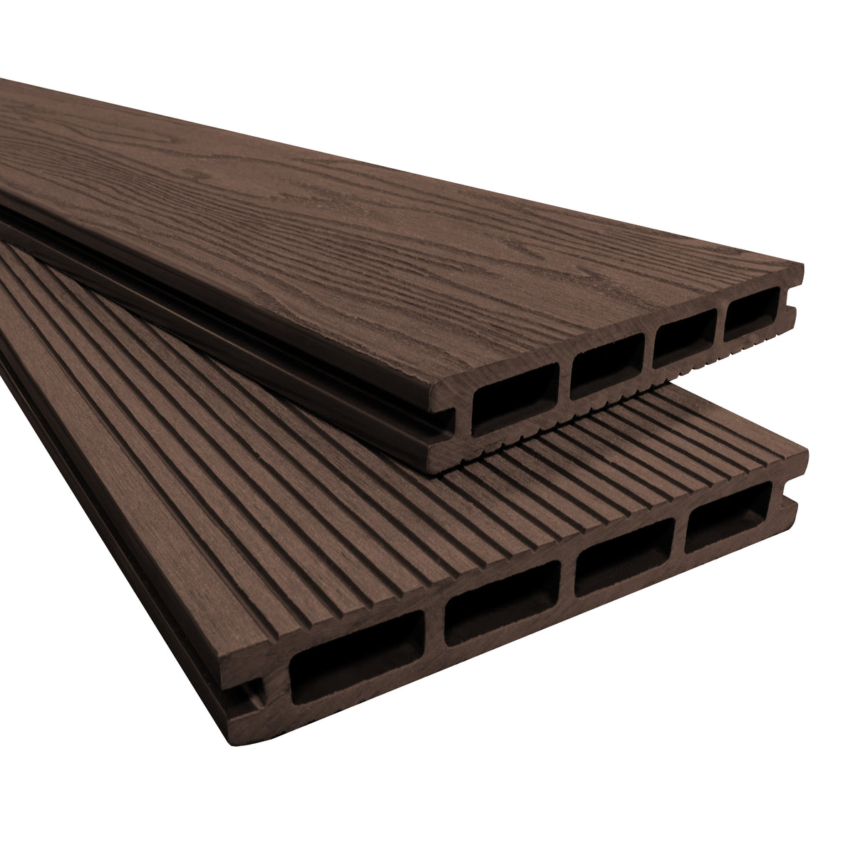 Composite Decking Boards x 5 – Brown