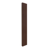 WPC Slatted Wall Cladding x 4 Panels – Brown