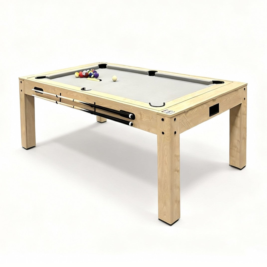 7-In-1 Games Table - Oak