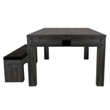 7-In-1 Games Table & Storage Bench - Grey