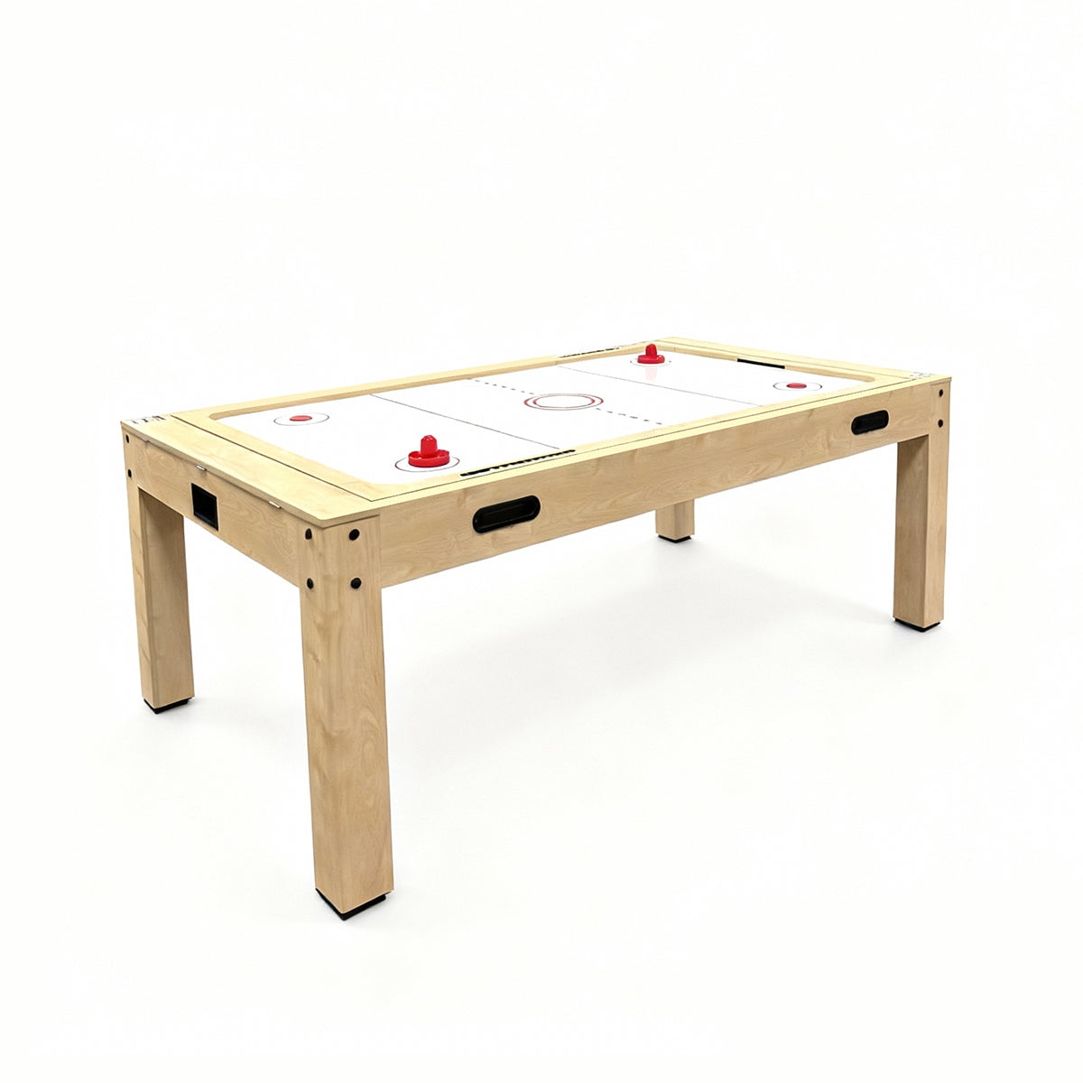 7-In-1 Games Table & Storage Benches x 2 - Oak