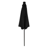 LED Tilt Parasol 2.7m – Black