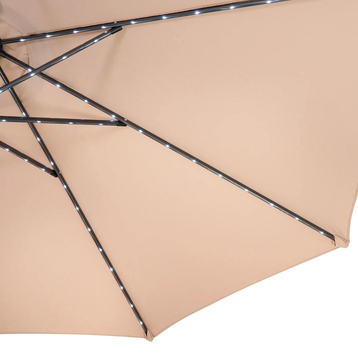 LED Tilt Parasol 2.7m – Beige