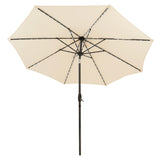 LED Tilt Parasol 2.7m – Cream