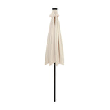 LED Tilt Parasol 2.7m – Cream