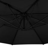 Cantilever Parasol 3m – Black