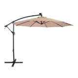 LED Cantilever Parasol 3m – Beige