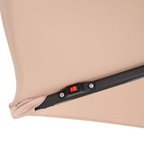 LED Cantilever Parasol 3m – Beige