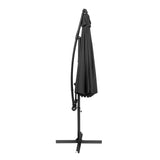 LED Cantilever Parasol 3m – Grey