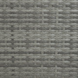 8 Seater Rattan Furniture Set With Firepit – Grey
