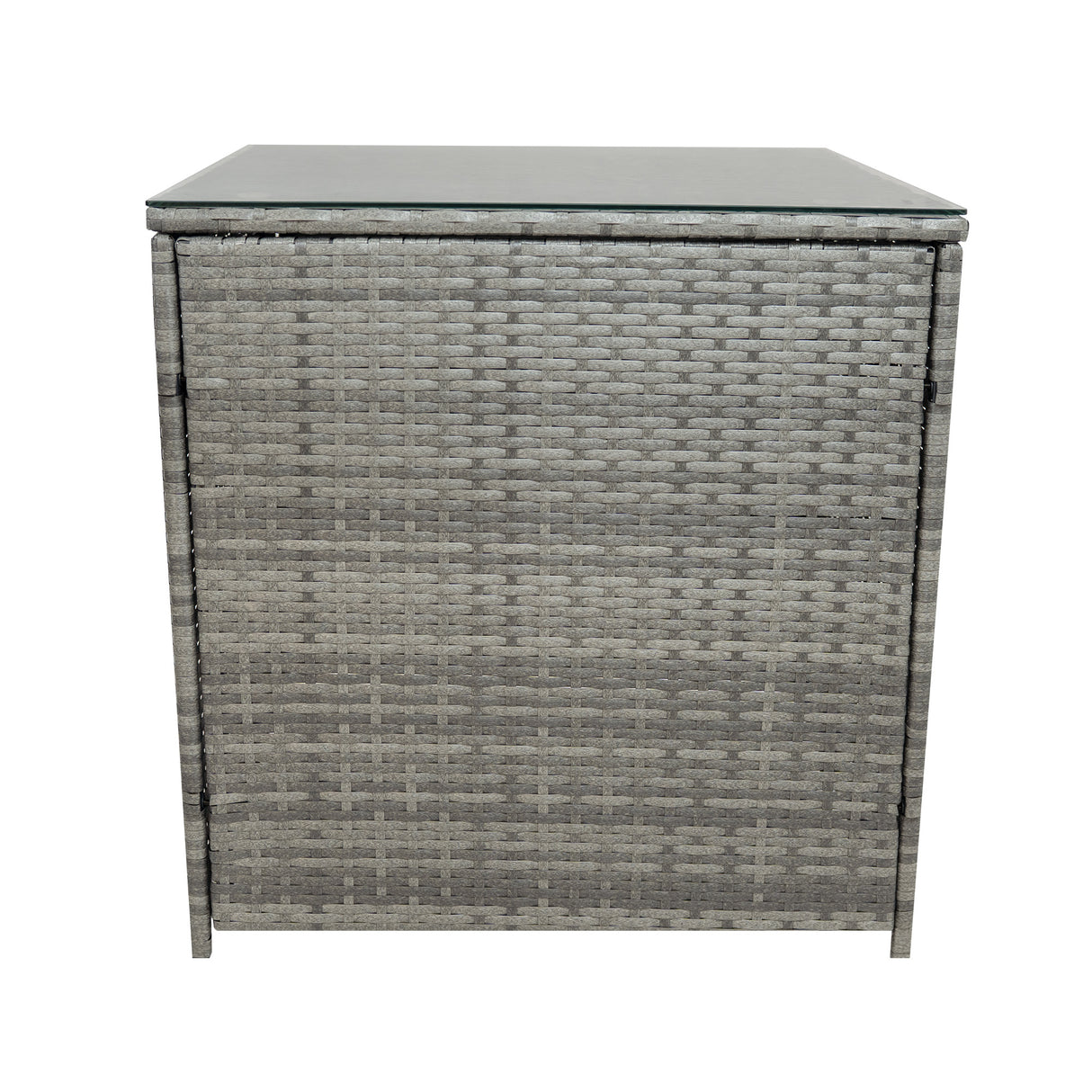 11 Seater Rattan Furniture Set With Firepit – Grey