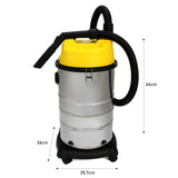 30L Wet & Dry Vacuum, Gutter Vacuum Poles & Camera