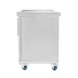 Mobile Cocktail Bar Station & Ice Cart – 800mm