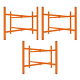 Trestle Stand x 2 & Mortar Board Stands 500mm H x 3