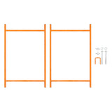 Trestle Stand x 2 & Mortar Board Stands 750mm H x 3