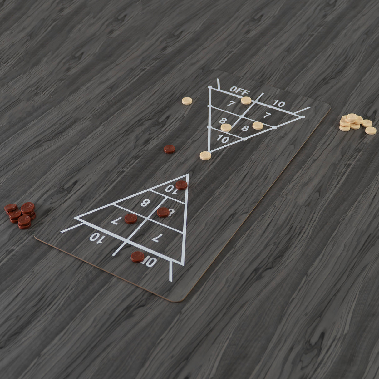 7-In-1 Grey Games Table, Darts Bundle & LED Light