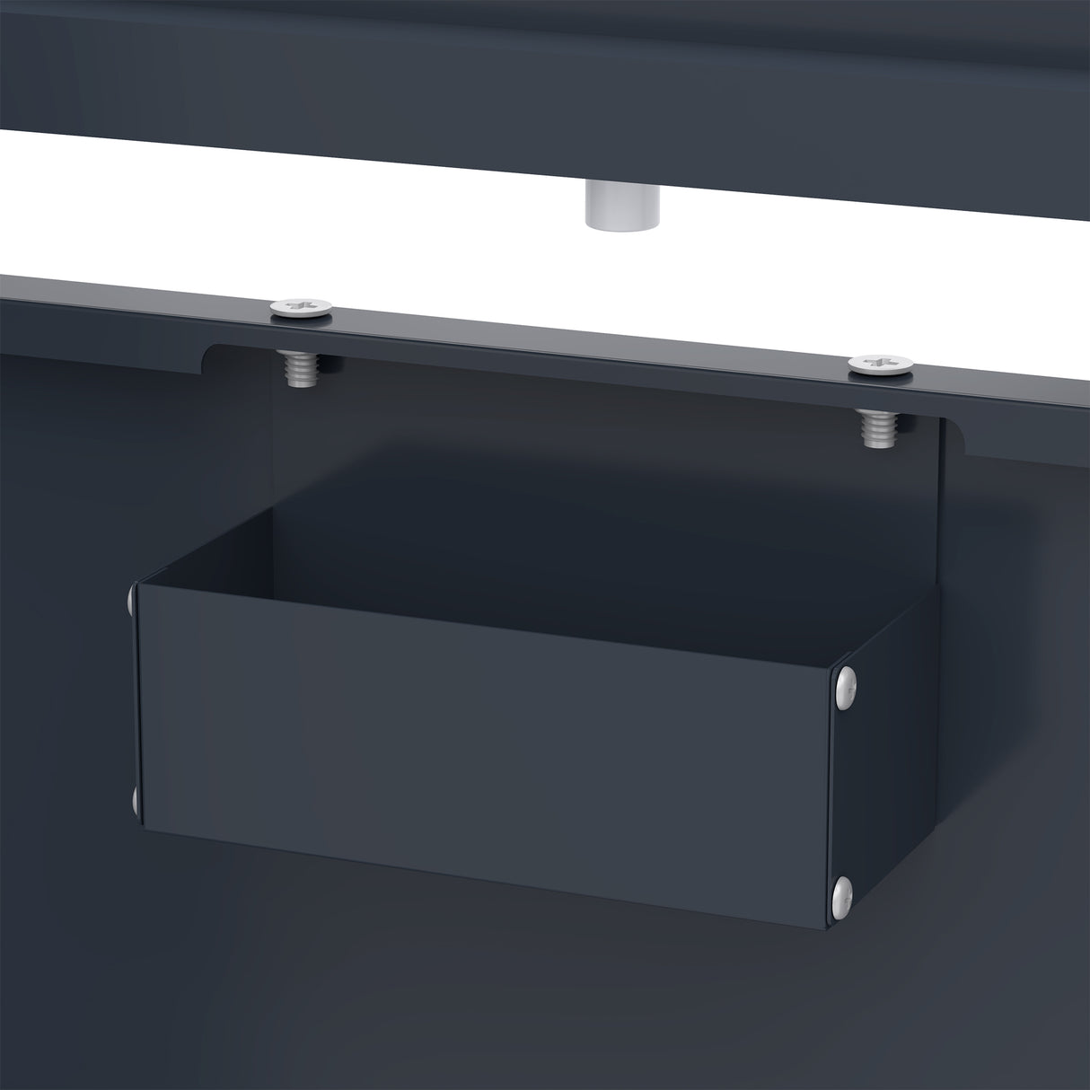 Triple Wheelie Bin Metal Storage - Anthracite Grey