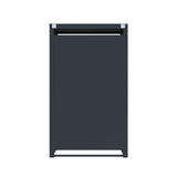 Single Wheelie Bin Metal Storage - Anthracite & Wood