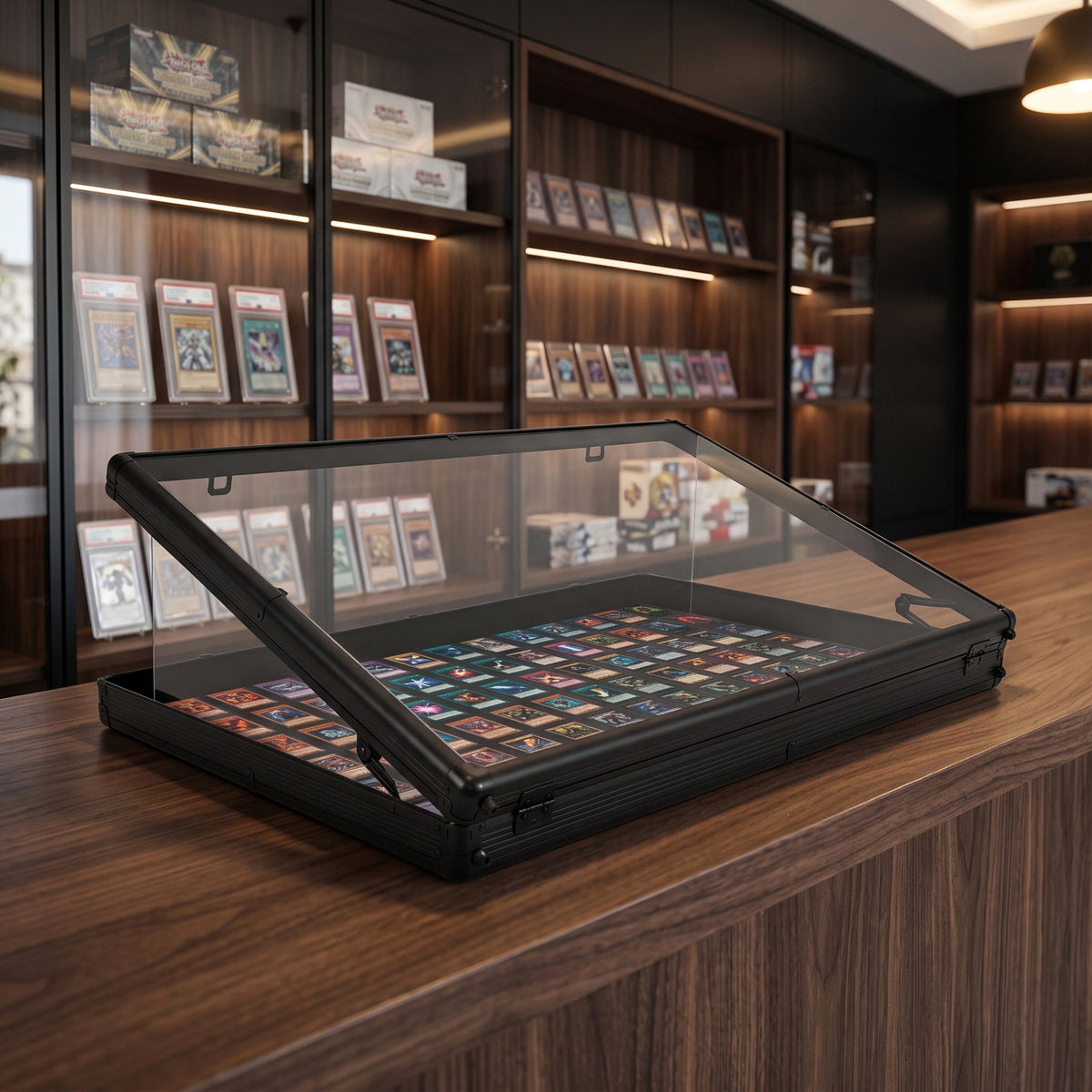Lockable Card Display Case