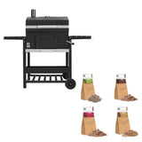 XL BBQ Smoker Grill & Wood Chips/Chunks