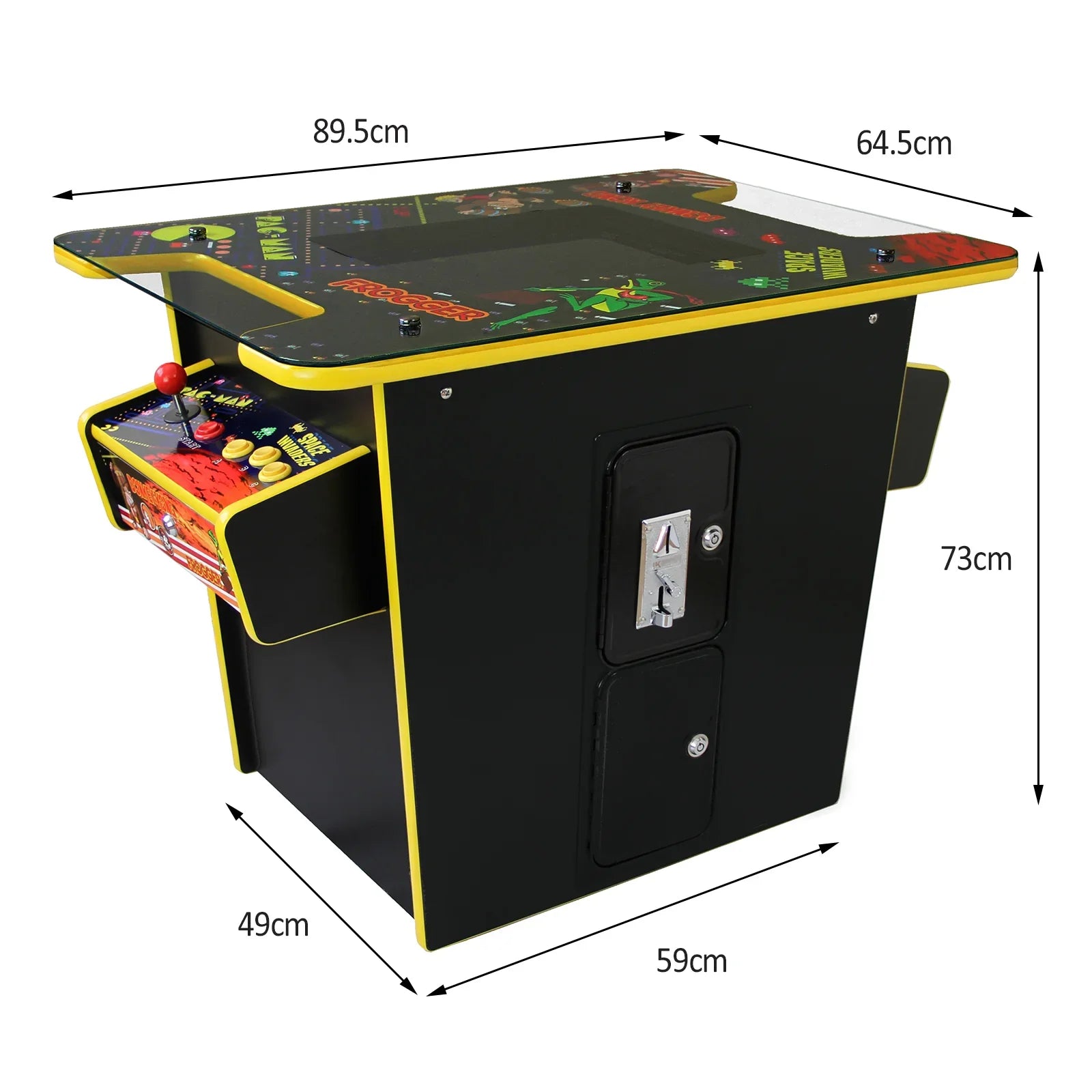 Retro Cocktail Table Arcade Games Machine – Monster Shop UK