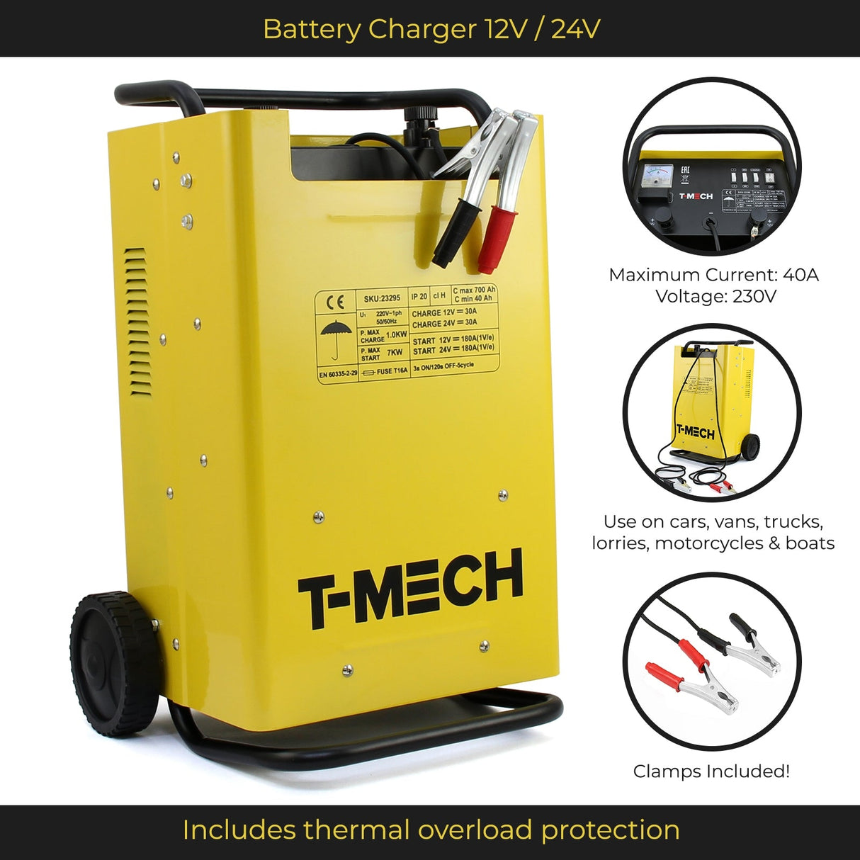 T-Mech Battery Charger & Starter