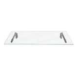 Glass Door Canopy & Brackets - 120cm W x 80cm D