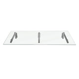Glass Door Canopy & Brackets - 180cm W x 80cm D