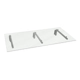 Glass Door Canopy & Brackets - 180cm W x 80cm D