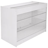 Capricorn Brilliant White Shop Counter & Retail Display Set