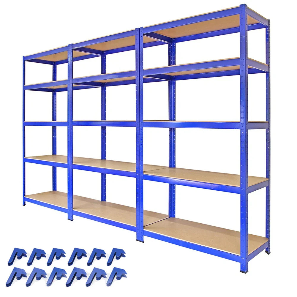 3 x T-Rax 90cm Blue Racking & Bay Connectors – Monster Shop UK
