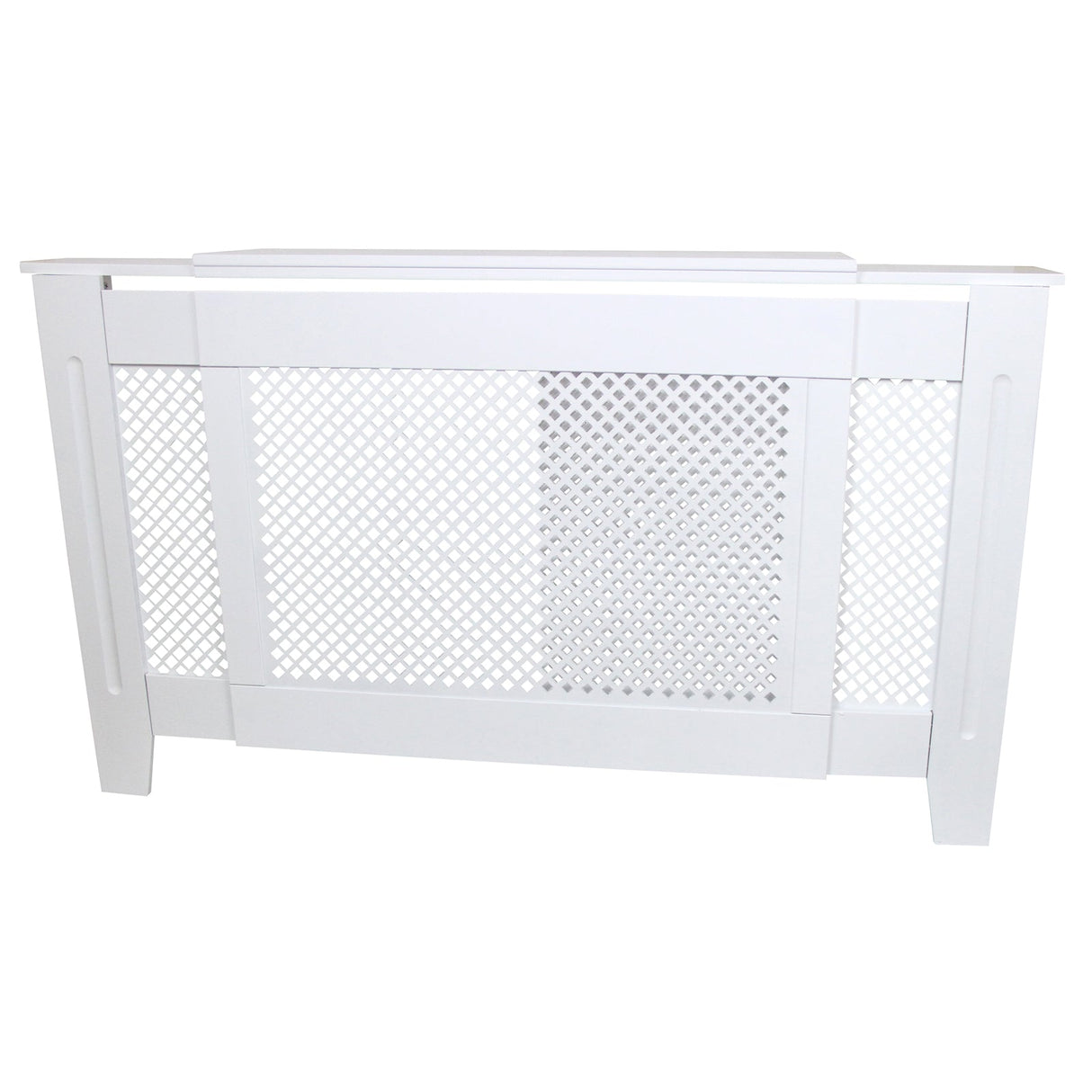 Adjustable Radiator Cover MDF White 1400mm - 1920mm