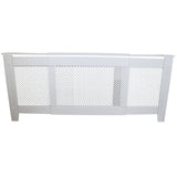 Adjustable Radiator Cover MDF White 1400mm - 1920mm