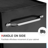 5-Drawer Lockable Tool Storage Trolley – Black