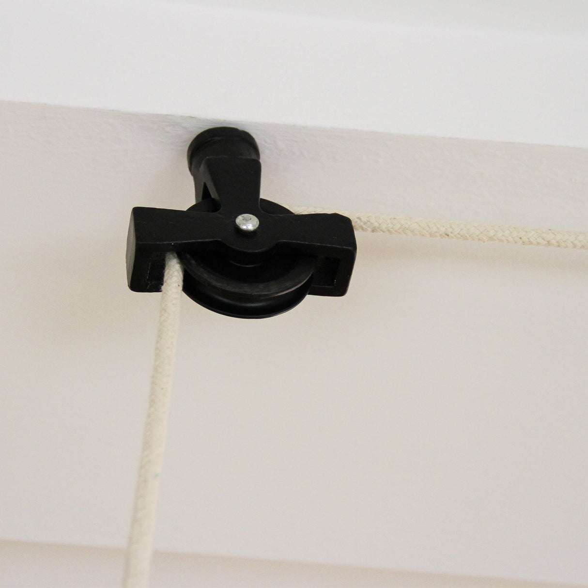 Clothing Airer Ceiling Pulley - Black - 1.4m