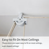 Clothing Airer Ceiling Pulley - White - 1.5m