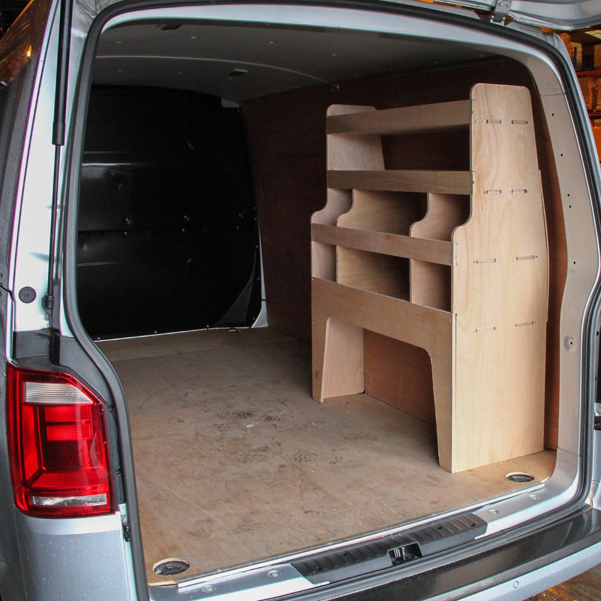 11sqm Smoke Grey Van Lining & VW Transporter Racking Unit