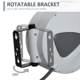 Retractable Air Hose Reel – 15m with 3/8" Hose