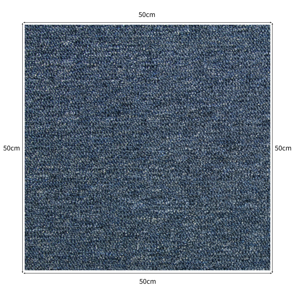 40 x Carpet Tiles 10m2 / Storm Blue